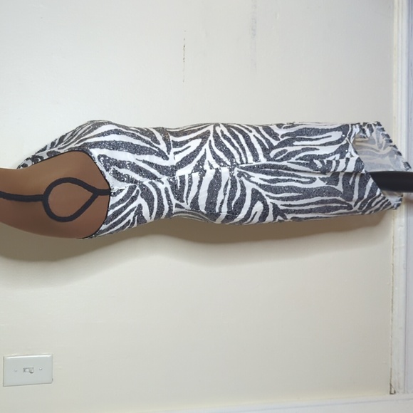 NWT SHO by Tadashi Shoji Gigi one shoulder asymmetrical sequin cocktail dress S - Picture 12 of 15